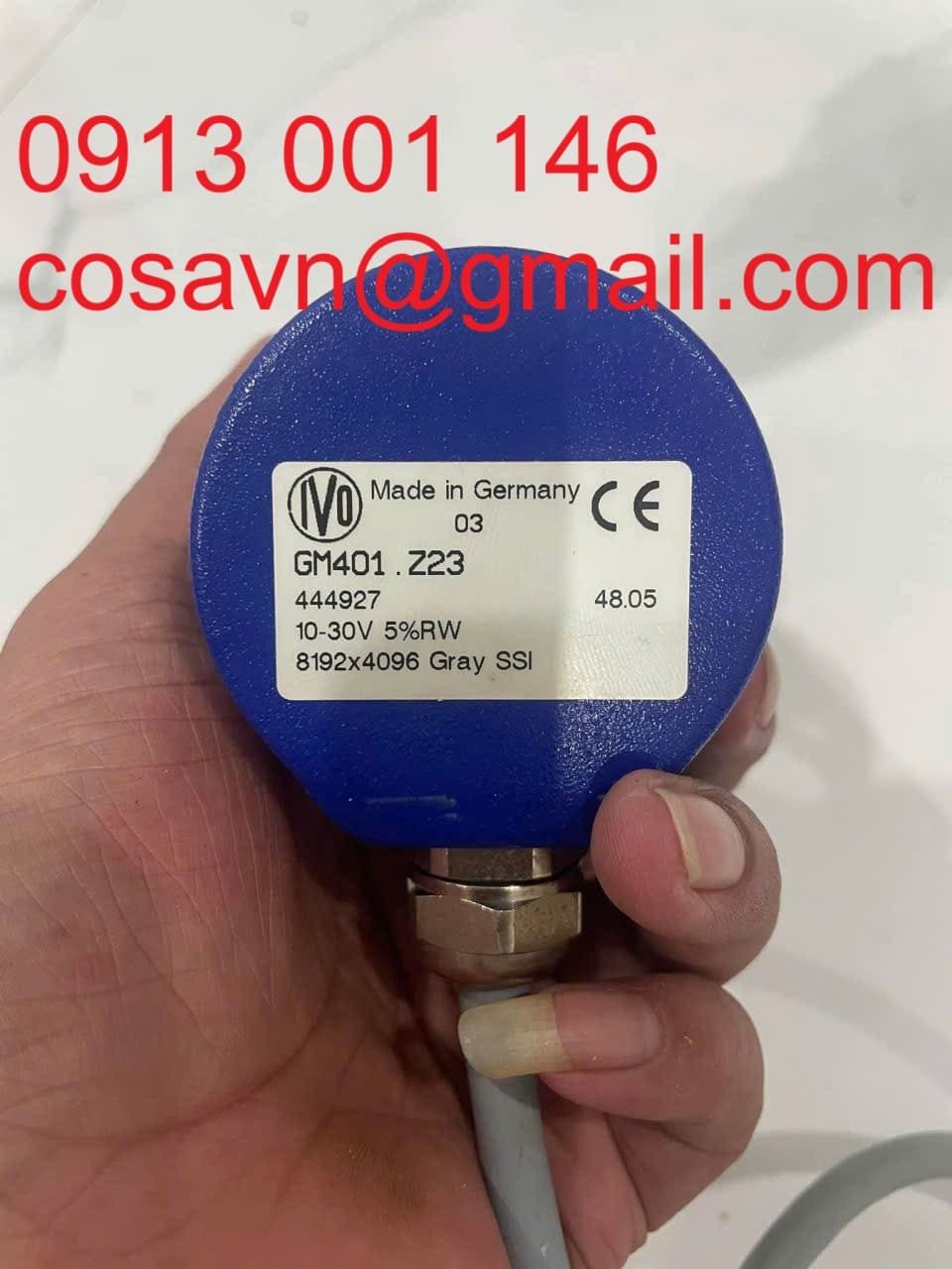 Manroland (thường được gắn nhãn hiệu Baumer hoặc IVO, nhà sản xuất thực tế) Bộ mã hóa quay Manroland GA243.Z02